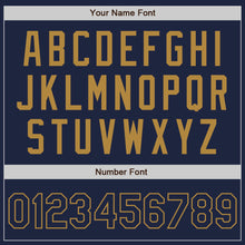 Load image into Gallery viewer, Custom Navy Navy-Old Gold Authentic Baseball Jersey
