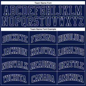 Custom Navy Navy-Gray Authentic Throwback Basketball Jersey