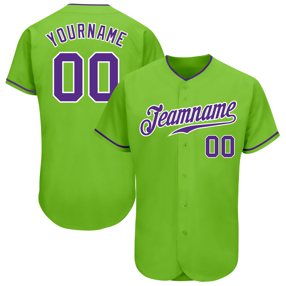 Cheap Custom Purple White-Orange Authentic Baseball Jersey Free Shipping –  CustomJerseysPro