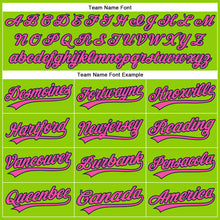 Charger l&#39;image dans la galerie, Custom Neon Green Pink-Navy Authentic Baseball Jersey
