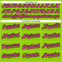 Charger l&#39;image dans la galerie, Custom Neon Green Pink-Black Authentic Baseball Jersey
