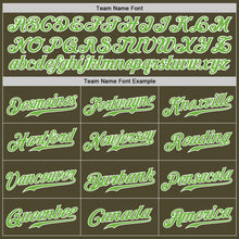 Load image into Gallery viewer, Custom Olive Neon Green-White Authentic Salute To Service Baseball Jersey

