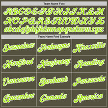Load image into Gallery viewer, Custom Olive Neon Green-White Performance Salute To Service T-Shirt
