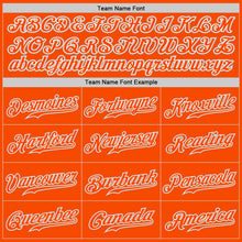 Laden Sie das Bild in den Galerie-Viewer, Custom Orange Orange-Gray Authentic Baseball Jersey
