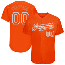 Laden Sie das Bild in den Galerie-Viewer, Custom Orange Orange-Gray Authentic Baseball Jersey
