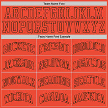 Load image into Gallery viewer, Custom Orange Orange-Brown Authentic Throwback Basketball Jersey
