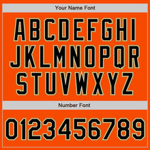 Laden Sie das Bild in den Galerie-Viewer, Custom Orange Black-Old Gold Authentic Baseball Jersey
