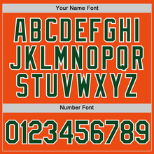 Загрузить изображение в средство просмотра галереи, Custom Orange Green-White Performance T-Shirt
