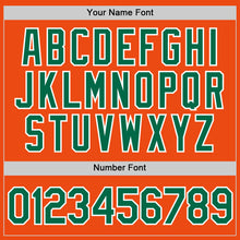 Загрузить изображение в средство просмотра галереи, Custom Orange Kelly Green-White Performance T-Shirt
