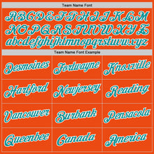 Загрузить изображение в средство просмотра галереи, Custom Orange Teal-White Performance T-Shirt
