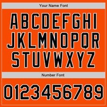 Charger l&#39;image dans la galerie, Custom Orange Black-White Authentic Baseball Jersey
