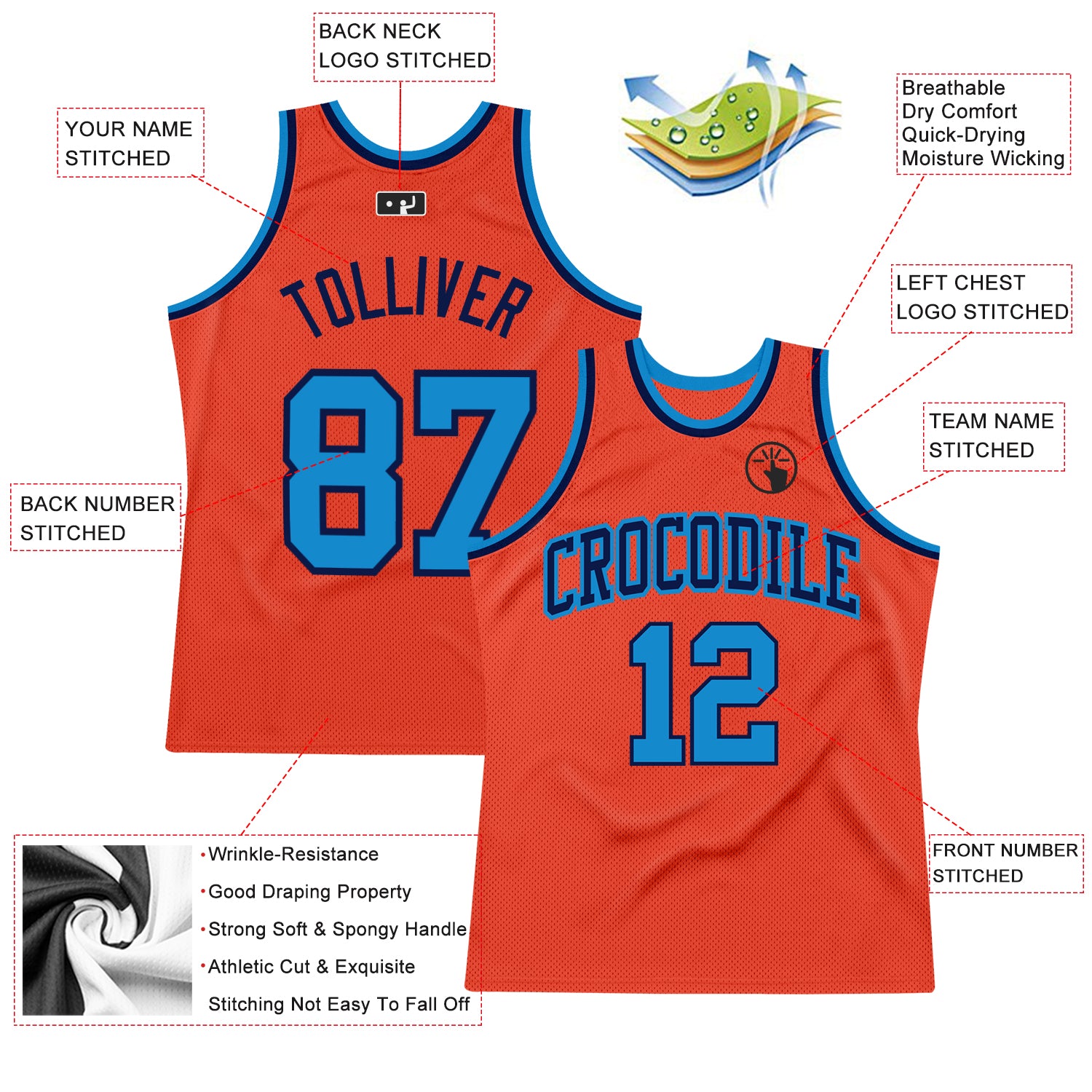 custom clippers jersey