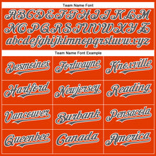Load image into Gallery viewer, Custom Orange Steel Gray-White Authentic Baseball Jersey
