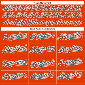 Custom Orange Steel Gray-White Authentic Baseball Jersey