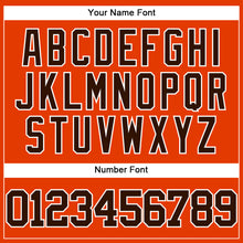 Load image into Gallery viewer, Custom Orange Brown-White Authentic Baseball Jersey
