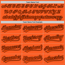 Laden Sie das Bild in den Galerie-Viewer, Custom Orange Black Authentic Throwback Baseball Jersey
