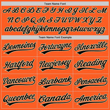 Laden Sie das Bild in den Galerie-Viewer, Custom Orange Black-Cream Authentic Throwback Baseball Jersey
