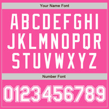Load image into Gallery viewer, Custom Pink White Authentic Baseball Jersey
