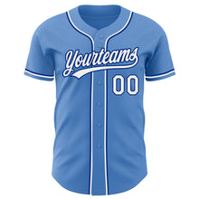 Laden Sie das Bild in den Galerie-Viewer, Custom Powder Blue White-Royal Authentic Baseball Jersey
