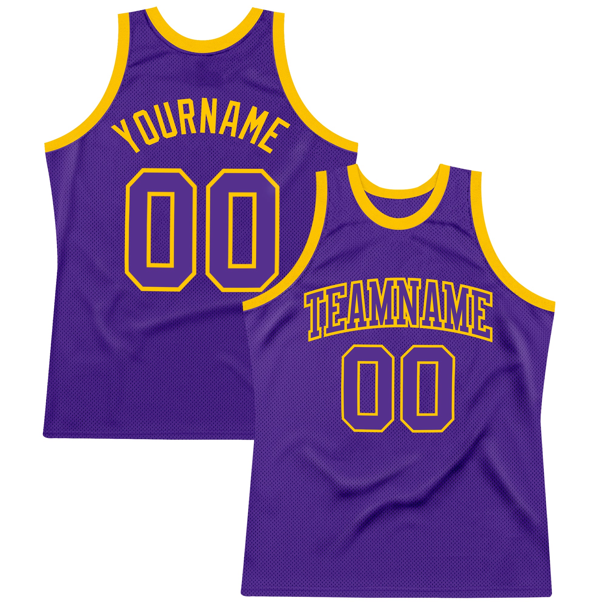 purple and gold jersey design