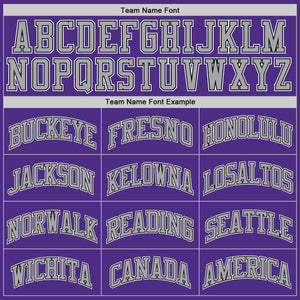 Custom Purple Black-White Authentic Throwback Basketball Jersey
