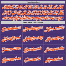 Laden Sie das Bild in den Galerie-Viewer, Custom Purple Orange-White Performance T-Shirt
