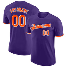 Laden Sie das Bild in den Galerie-Viewer, Custom Purple Orange-White Performance T-Shirt
