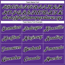 Laden Sie das Bild in den Galerie-Viewer, Custom Purple Black-White Performance T-Shirt
