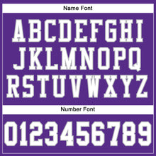Загрузить изображение в средство просмотра галереи, Custom Purple White-Gray Mesh Authentic Football Jersey
