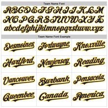 Load image into Gallery viewer, Custom White Navy-Gold Authentic Raglan Sleeves Baseball Jersey
