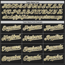 Load image into Gallery viewer, Custom Black Camo-Cream Authentic Raglan Sleeves Baseball Jersey
