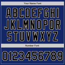 Load image into Gallery viewer, Custom Royal Black-City Cream Authentic Raglan Sleeves Baseball Jersey
