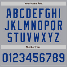 Load image into Gallery viewer, Custom Gray Royal-Red Authentic Raglan Sleeves Baseball Jersey
