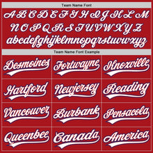Загрузить изображение в средство просмотра галереи, Custom Red White-Royal Authentic Baseball Jersey
