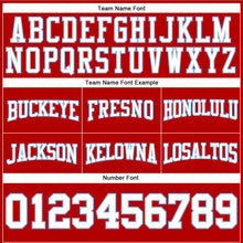 Загрузить изображение в средство просмотра галереи, Custom Stitched Red White-Light Blue Football Pullover Sweatshirt Hoodie
