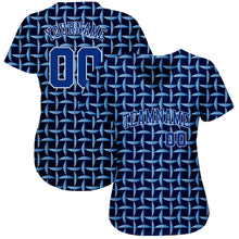 Laden Sie das Bild in den Galerie-Viewer, Custom Royal Royal-White 3D Pattern Design Authentic Baseball Jersey
