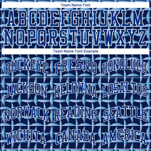 Custom Royal Royal-White 3D Pattern Design Authentic Baseball Jersey