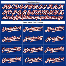 Charger l&#39;image dans la galerie, Custom Royal White-Red Authentic Sleeveless Baseball Jersey
