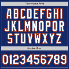 Charger l&#39;image dans la galerie, Custom Royal White-Orange Authentic Baseball Jersey
