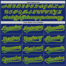 Load image into Gallery viewer, Custom Royal Gold-Kelly Green Authentic Baseball Jersey
