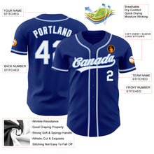 Charger l&#39;image dans la galerie, Custom Royal White-Light Blue Authentic Baseball Jersey
