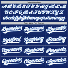Charger l&#39;image dans la galerie, Custom Royal White-Light Blue Authentic Baseball Jersey
