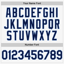 Load image into Gallery viewer, Custom White Navy-Light Blue Authentic Sleeveless Baseball Jersey
