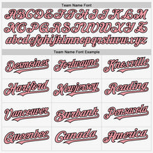 Load image into Gallery viewer, Custom White Medium Pink-Black Authentic Sleeveless Baseball Jersey
