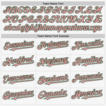 Load image into Gallery viewer, Custom White Medium Pink-Green Authentic Sleeveless Baseball Jersey
