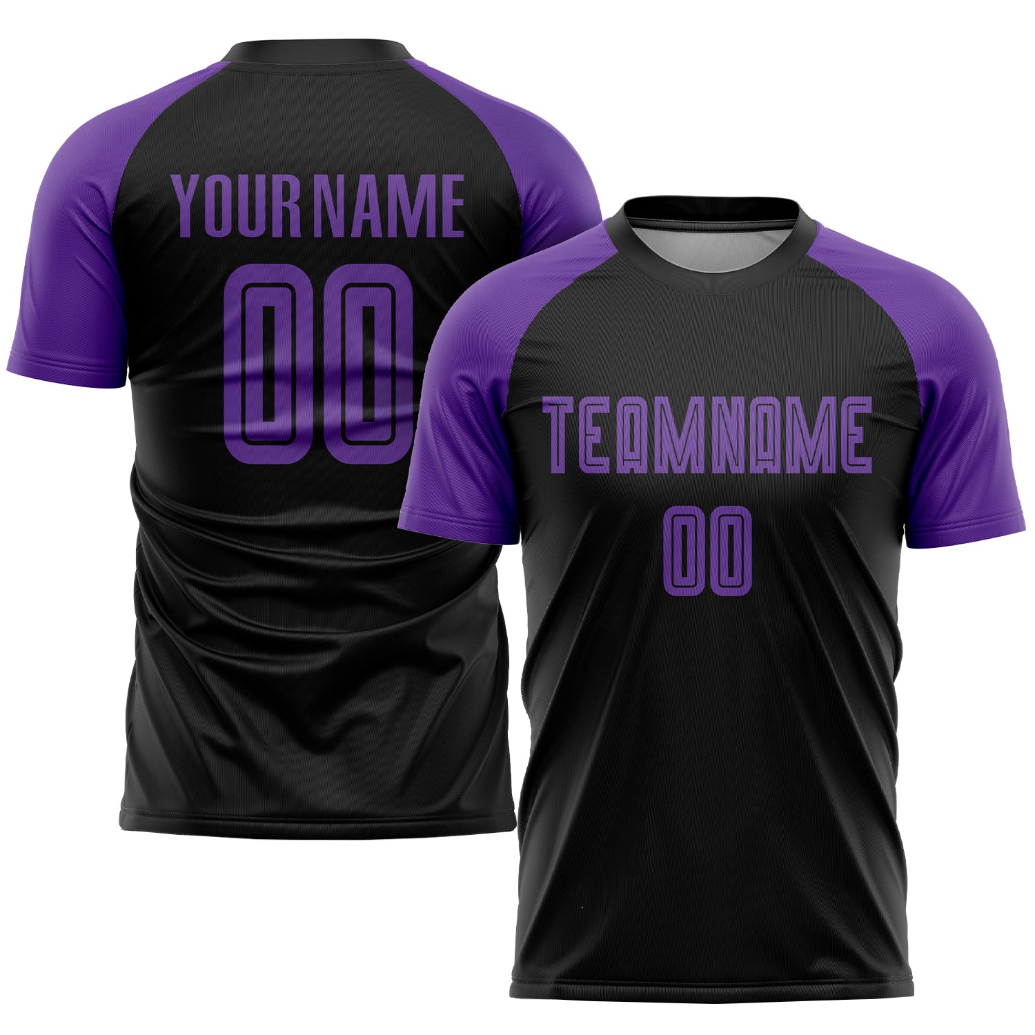 Premium Vector  A black and purple jersey that says'jersey design