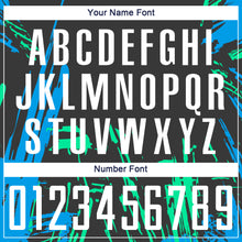 Laden Sie das Bild in den Galerie-Viewer, Custom Black White-Light Blue Sublimation Soccer Uniform Jersey
