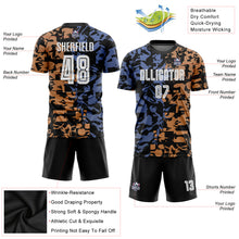 Laden Sie das Bild in den Galerie-Viewer, Custom Figure White-Black Third Sublimation Soccer Uniform Jersey
