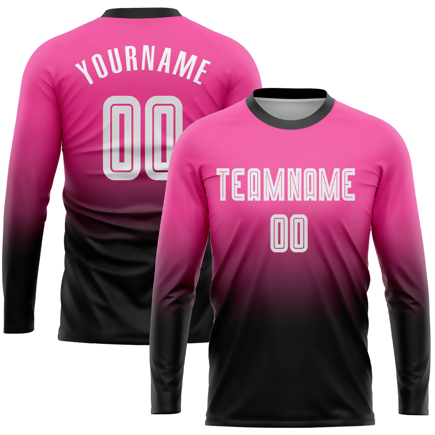 black and pink jersey design