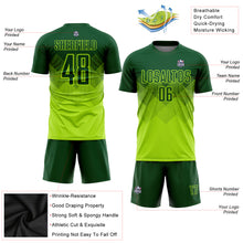 Laden Sie das Bild in den Galerie-Viewer, Custom Neon Green Green Sublimation Soccer Uniform Jersey
